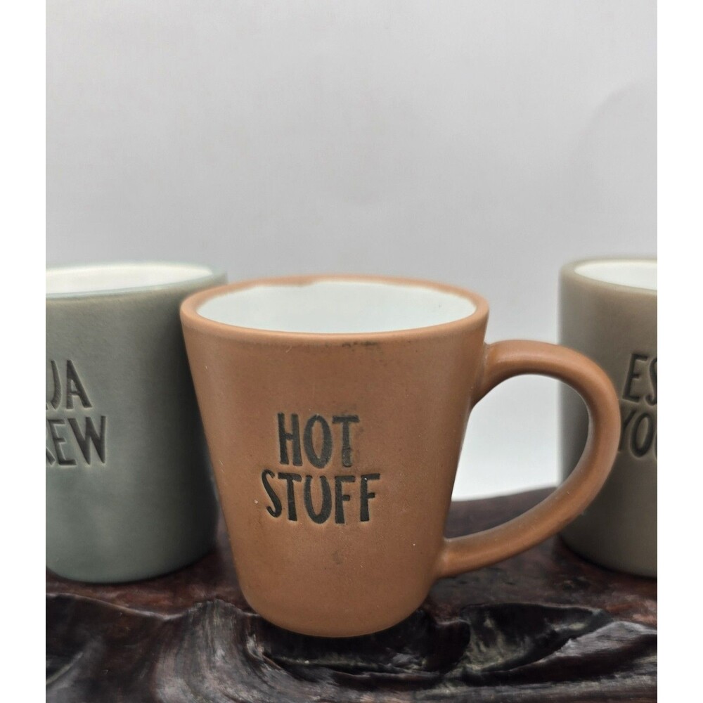 4 Espresso Cups, Espresso Yourself, Rise & Grind, Deja Brew, Hot Stuff - Picture 4 of 11